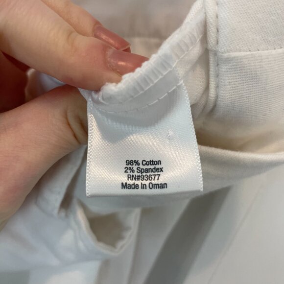 St. John's Bay White 16" Capris - 12P - Picture 11 of 13